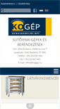 Mobile Screenshot of kogep.hu